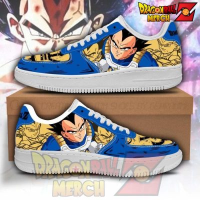 Vegeta Blue Air Force Sneakers Custom Shoes No.3 Men / Us6.5