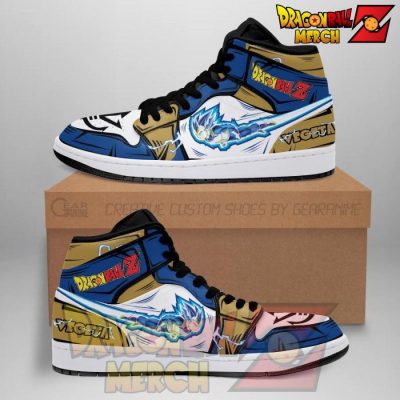 Vegeta Blue Jordan Sneakers Custome Shoes New Fashion Jd