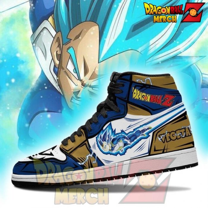 Vegeta Blue Jordan Sneakers Custome Shoes New Fashion Jd