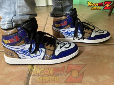 Vegeta Blue Jordan Sneakers Custome Shoes New Fashion Jd