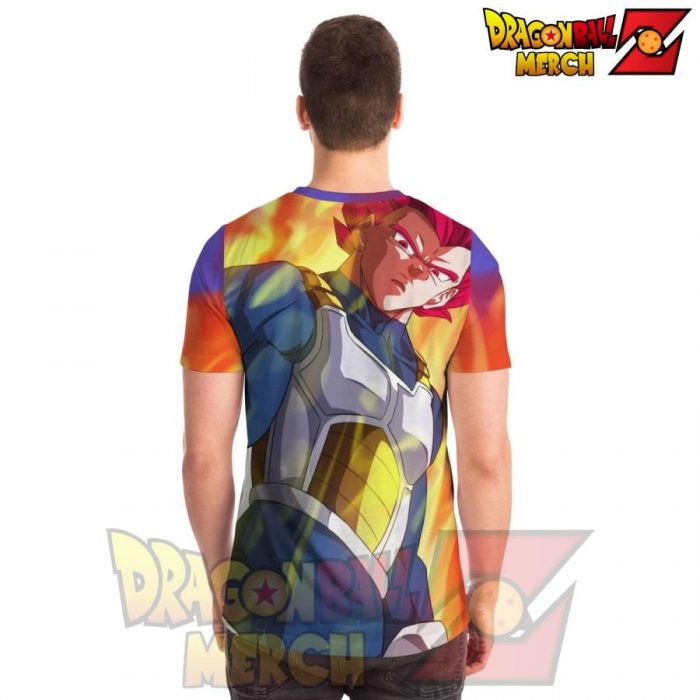 Vegeta God T-Shirt 3D Design No.2 T-Shirt