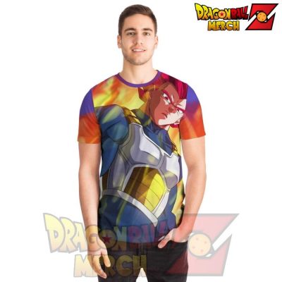 Vegeta God T-Shirt 3D Design No.2 T-Shirt