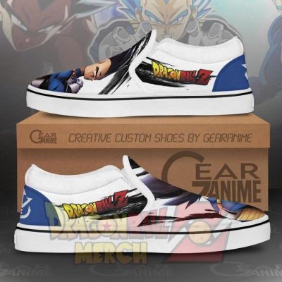 Vegeta Slip-On Shoes Dragon Ball Custom Anime Pn11 Slip-On