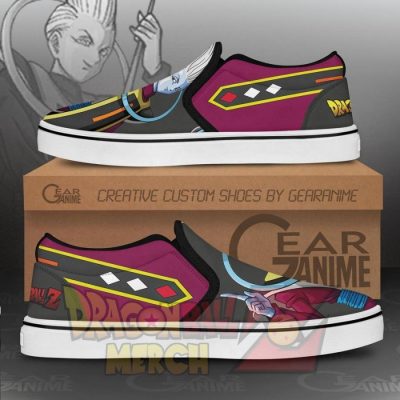 Whis Slip-On Shoes Dragon Ball Custom Anime Pn11 Slip-On