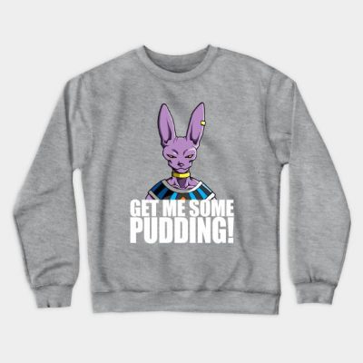 BeerusGetmesomepudding CrewneckSweatshirt 4 - Dragon Ball Z Store