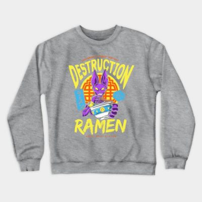 DestructionRamenCrewneckSweatshirt 3 - Dragon Ball Z Store