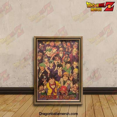 Anime Collection Vintage Kraft Paper Poster