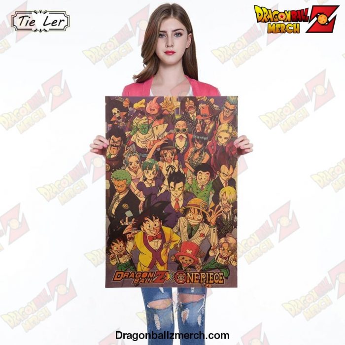 Anime Collection Vintage Kraft Paper Poster