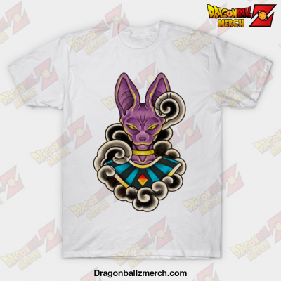 Beerus Anime T-Shirt White / S