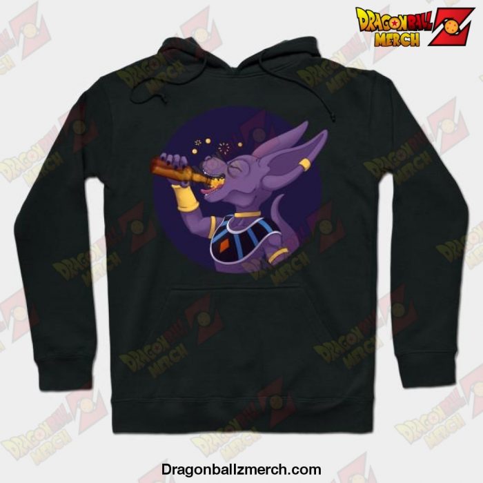 Beerus Beer Hoodie Black / S