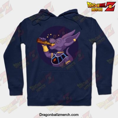 Beerus Beer Hoodie Navy Blue / S