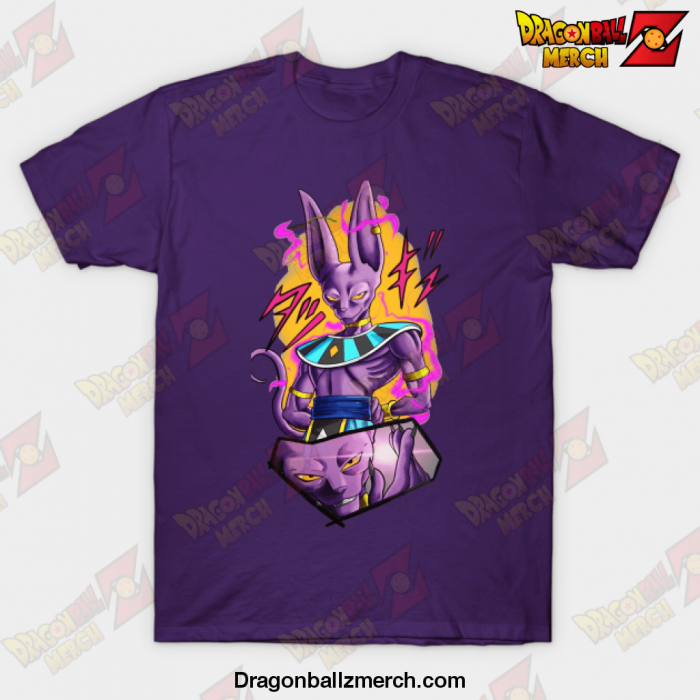 Beerus T-Shirt Purple / S