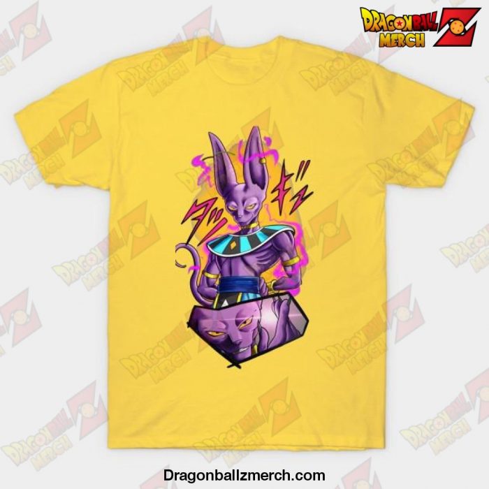 Beerus T-Shirt Yellow / S