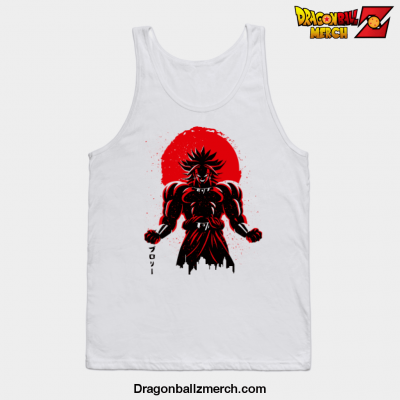 Broly Rising Legendary Tank Top White / S