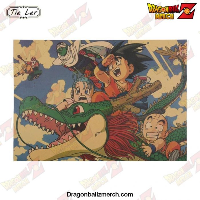 DBZ Cartoon Movie Kraft Paper Poster