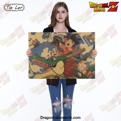 DBZ Cartoon Movie Kraft Paper Poster