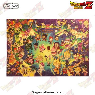 DBZ Modern Movie Poster Home Decor