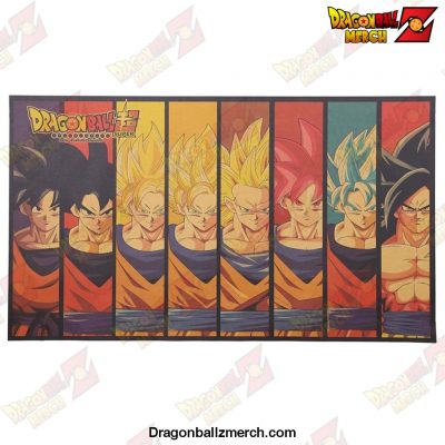 DBZ Retro Cartoon Anime Kraft Paper Poster