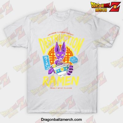 Destruction Ramen T-Shirt White / S