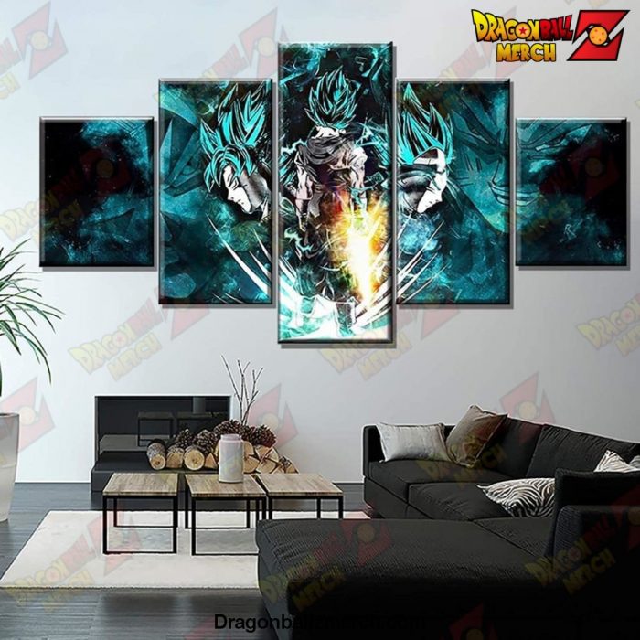 Dragon Ball Z 5 Piece Wall Art Canvas