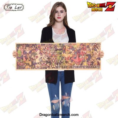 Dragon Ball Z Anime Cartoon Movie Kraft Paper Poster