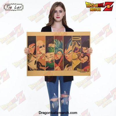 Dragon Ball Z Anime Kraft Paper Home Decor