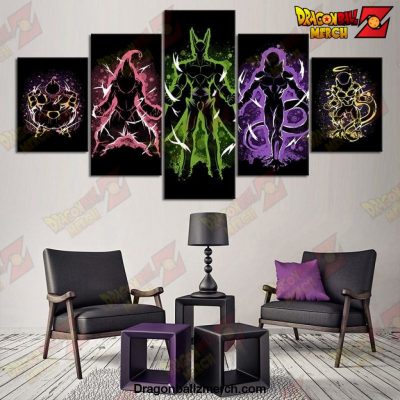 Dragon Ball Z Frieza & Majin Buu Canvas Wall Art