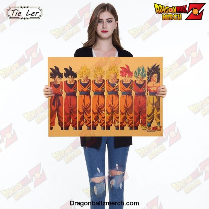 Dragon Ball Z Classic Anime Poster Decor Painting