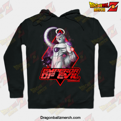 Freeza Emperor Of Evil Hoodie Black / S