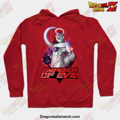 Freeza Emperor Of Evil Hoodie Red / S