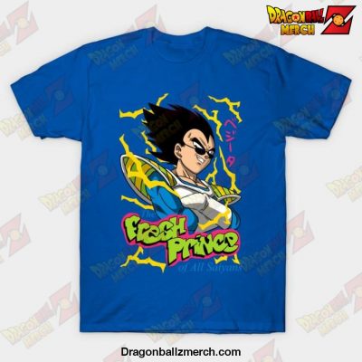 Fresh Prince Of All Saiyans T-Shirt Blue / S