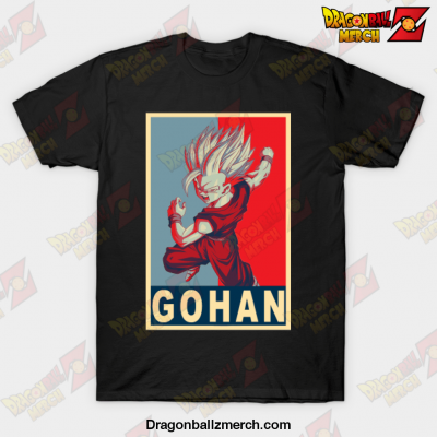 Gohan Poster T-Shirt Black / S