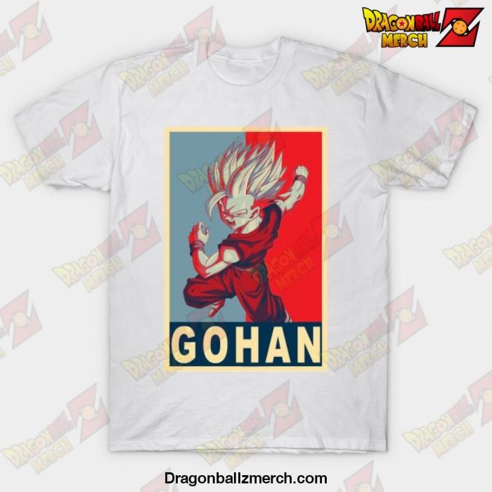 Gohan Poster T-Shirt White / S