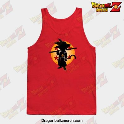 Goku I Need More Balls Tank Top Red / S