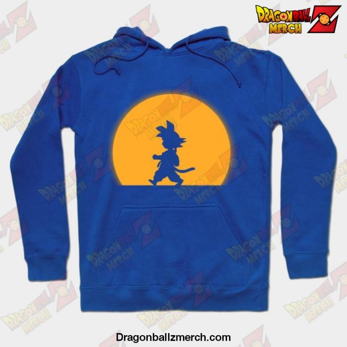 Goku To Victory And Beyond Hoodie Blue / S