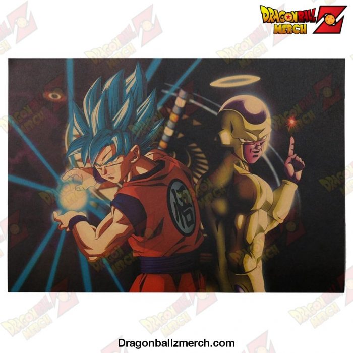 Goku VS Freeza Anime Poster