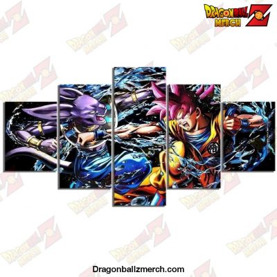 Govs VS Beerus DBZ Anime Canvas Wall Art