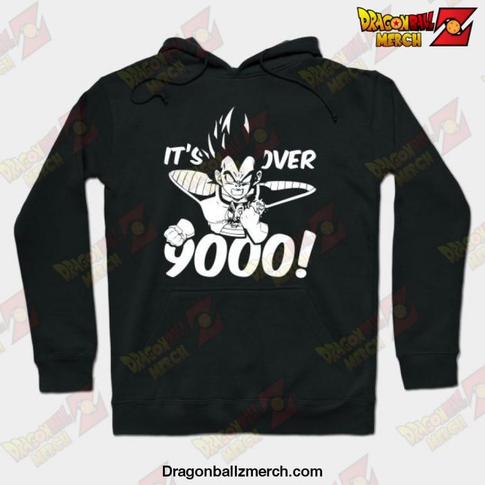 Its Over 9000 Vegeta Hoodie Black / S