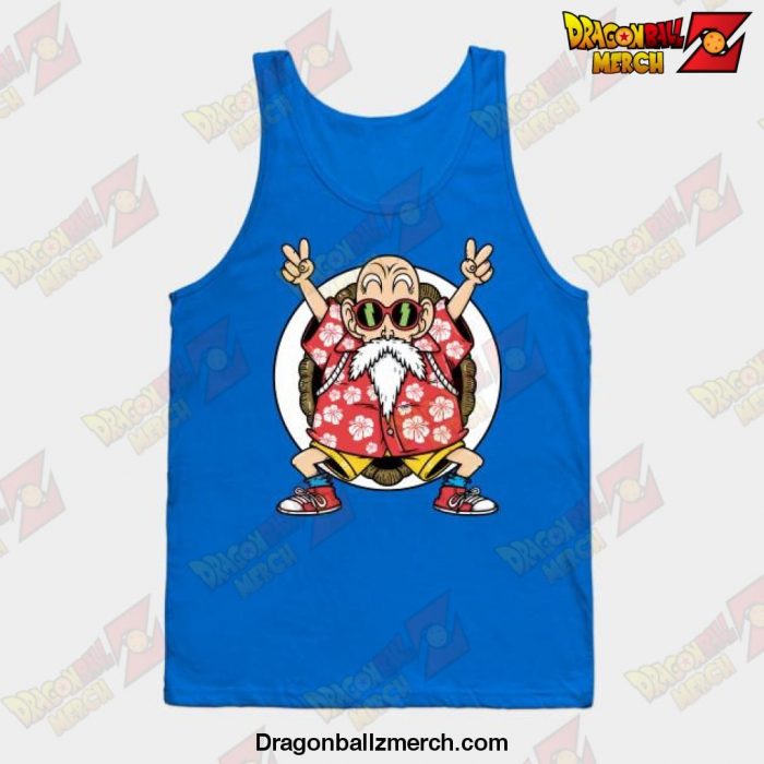 Kame Senin - Roshi Dragon Ball Z Tank Top Blue / S