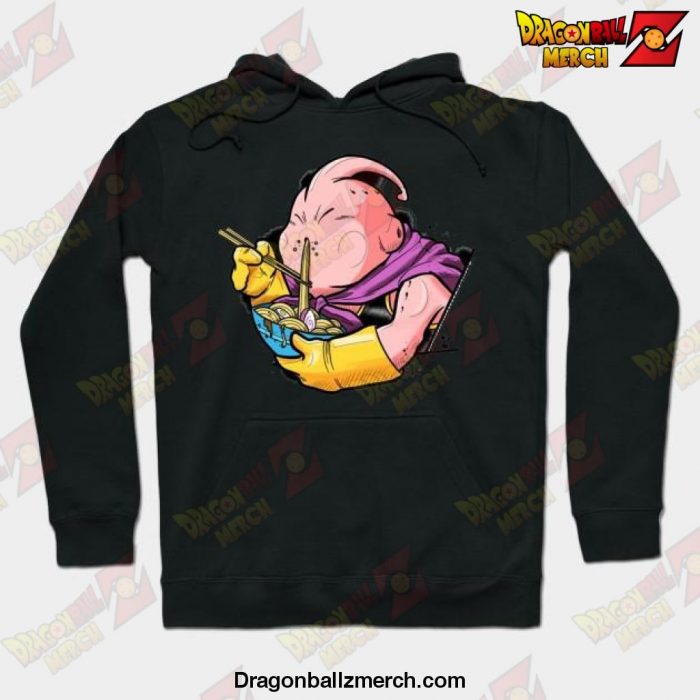 Majin Buu Eat Ramen Hoodie Black / S