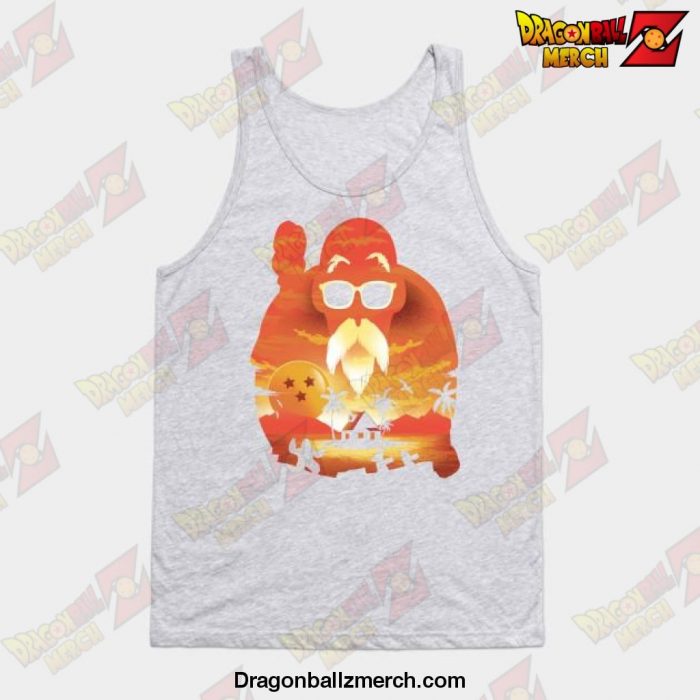 Master Roshi Kame Sunset Tank Top Gray / S