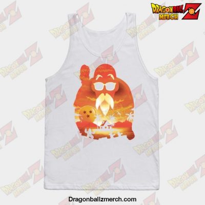 Master Roshi Kame Sunset Tank Top White / S