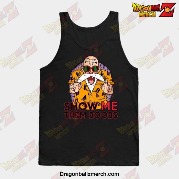 Master Roshi Pervert Tank Top Black / S