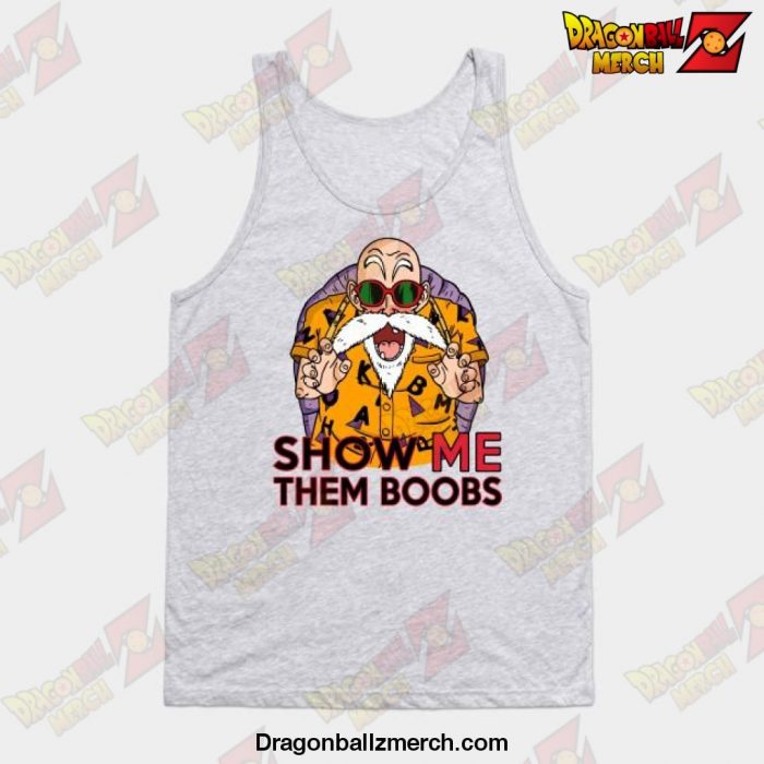 Master Roshi Pervert Tank Top Gray / S