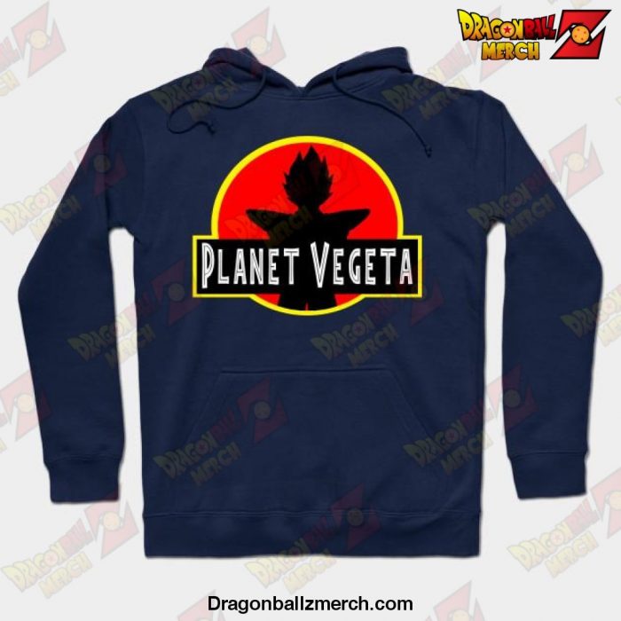 Planet Vegeta Hoodie Navy Blue / S