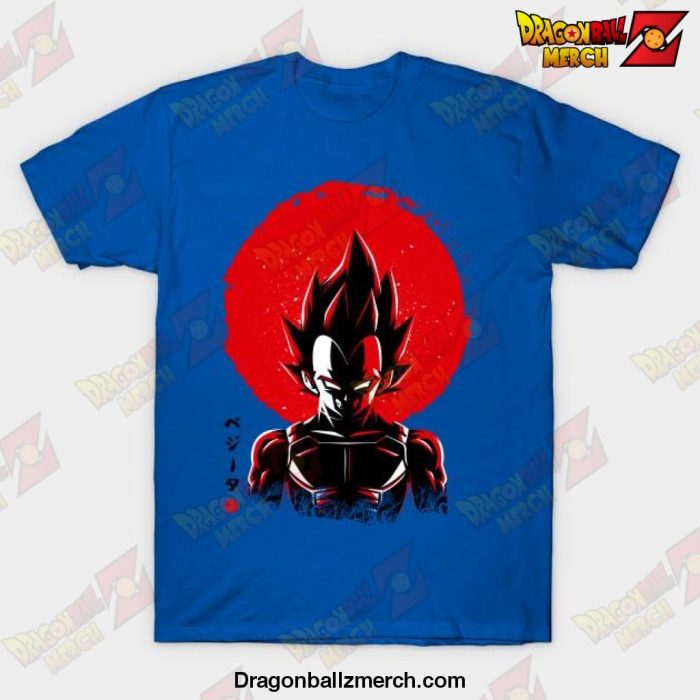 Prince Big Sun Vegeta T-Shirt Blue / S