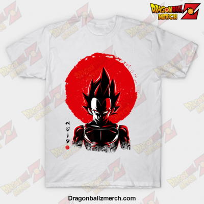 Prince Big Sun Vegeta T-Shirt White / S