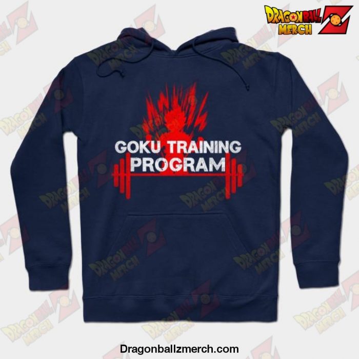 Road To Saiyan ! Hoodie Navy Blue / S