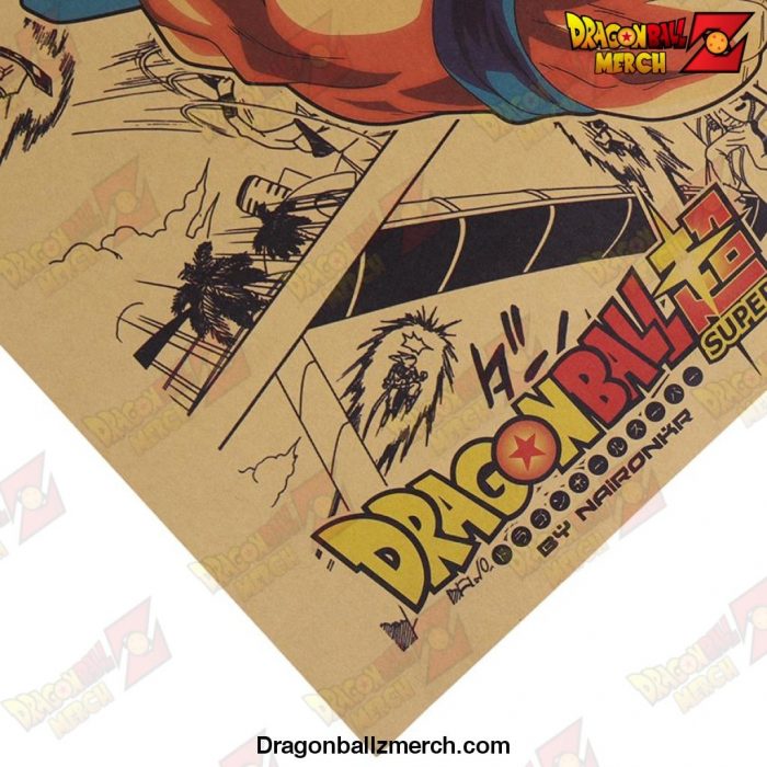 Son Goku DBZ Kraft Paper Poster