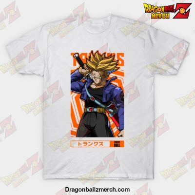 Trunks Dragon Ball Z Anime Otaku Design T-Shirt White / S